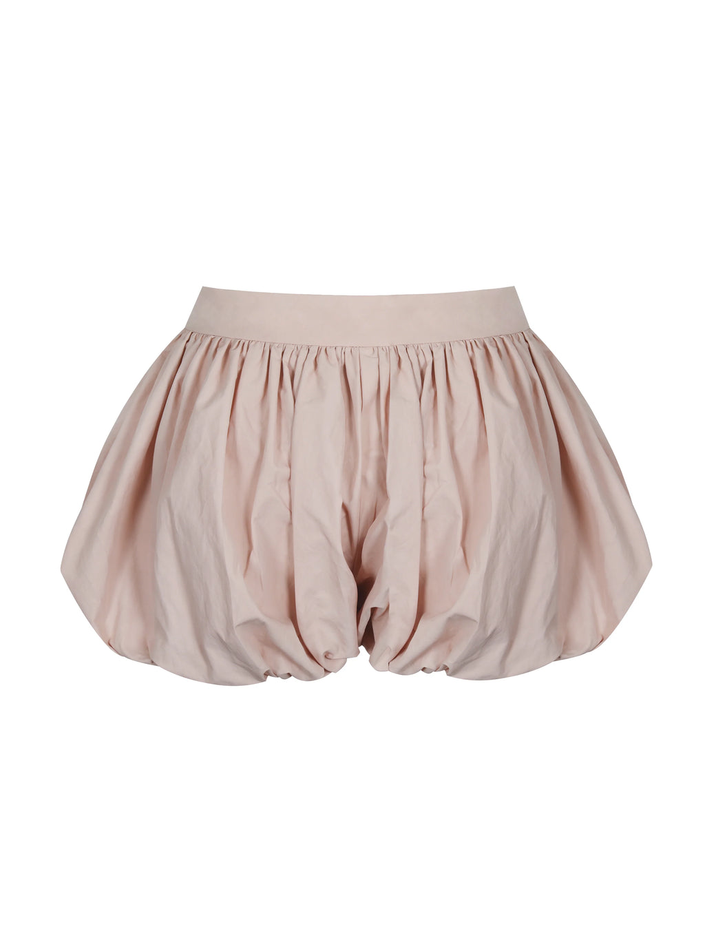 Savina Tulip Pink Taffeta Bubble Shorts