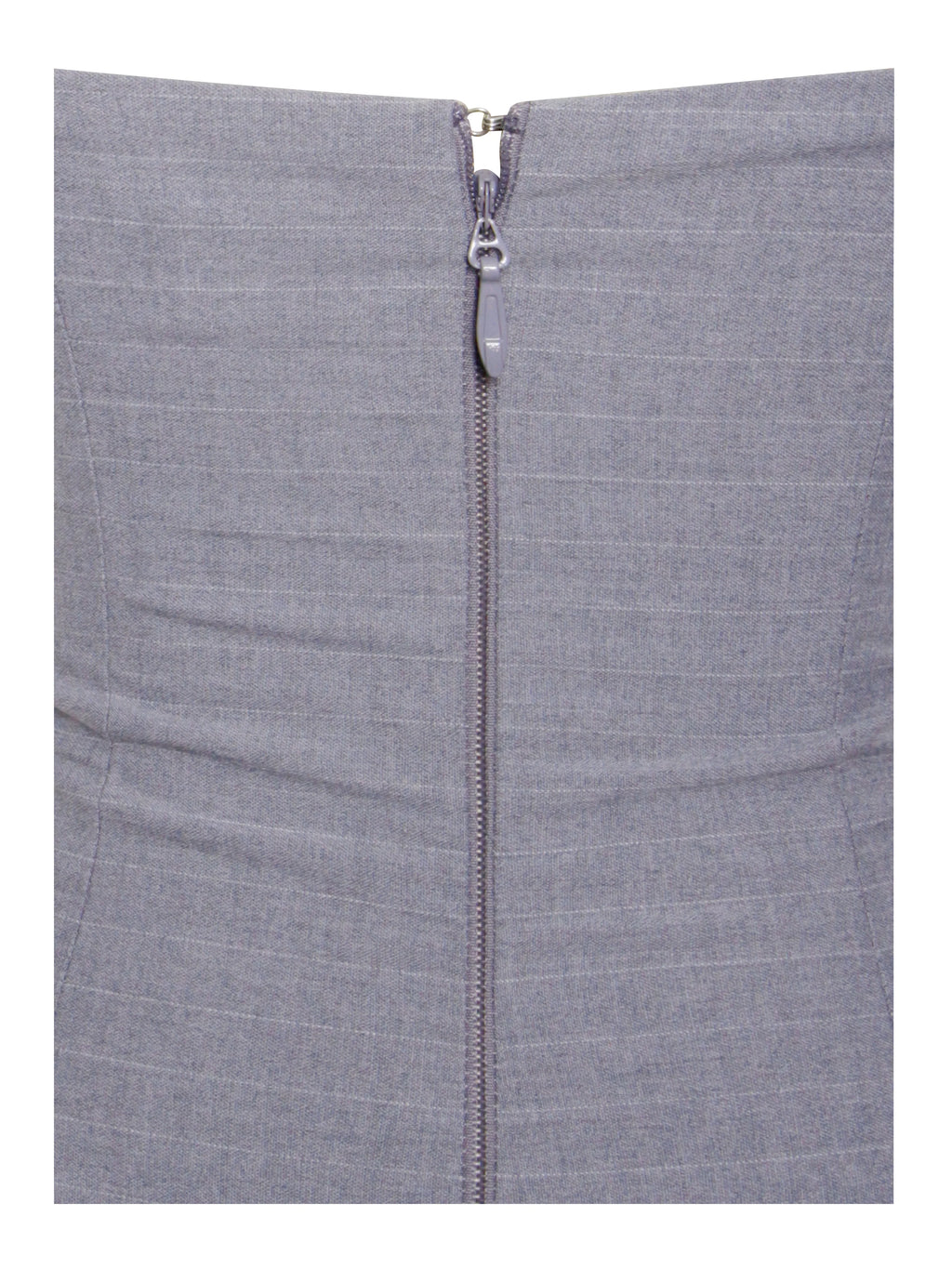 Melody Gray Stripe Halter Drop Waist Mini Dress