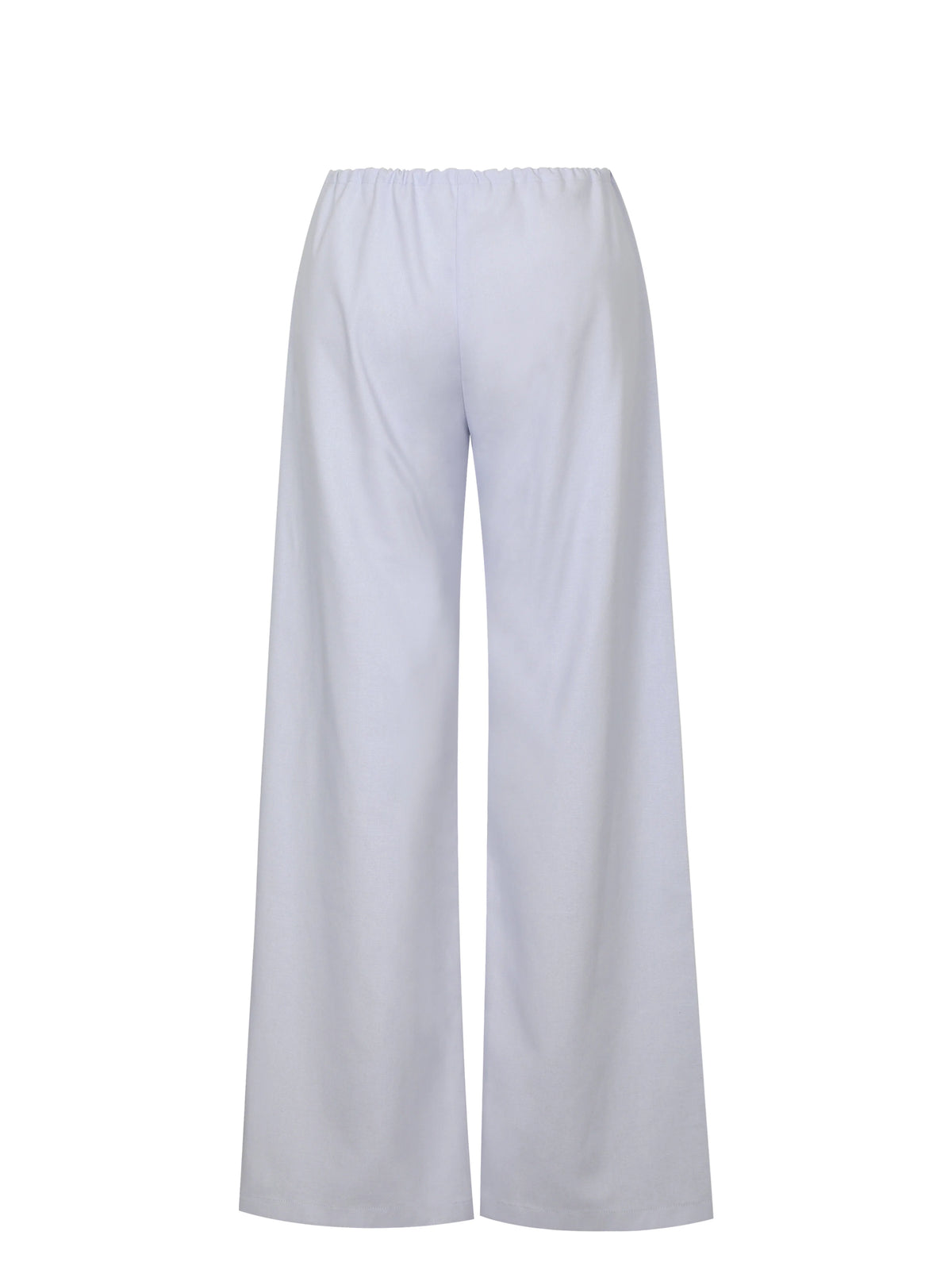 Laureen Lavender Linen Straight Pants