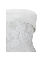 Raphaela White Floral Strapless Mermaid Wedding Dress
