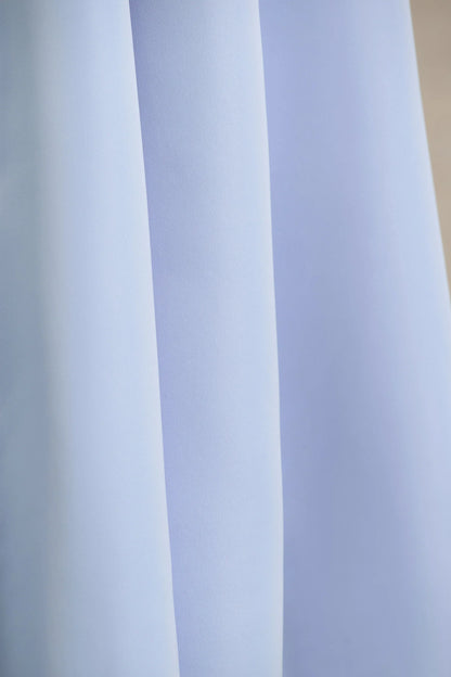 Mally Powder Blue Sweetheart A Line Midi Dress