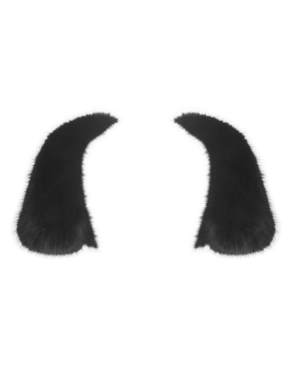 Kori Black Faux Fur Micro Bolero