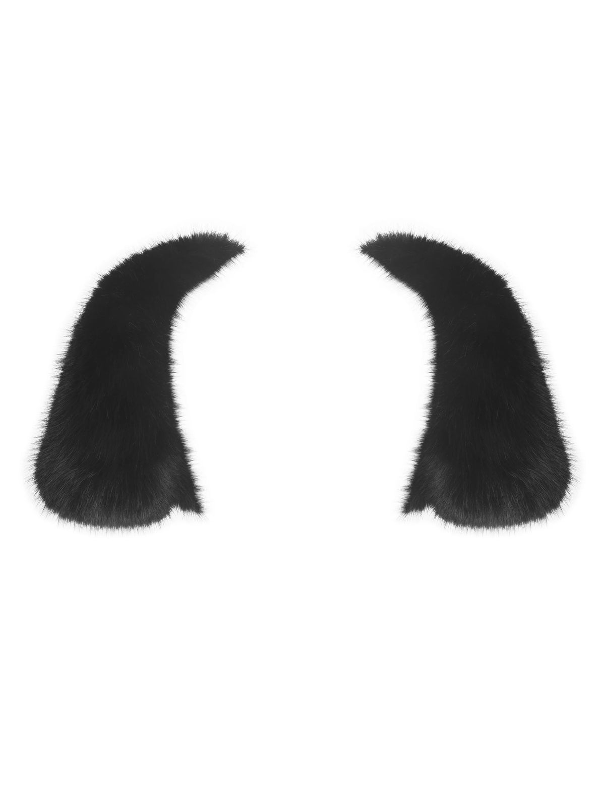 Kori Black Faux Fur Micro Bolero
