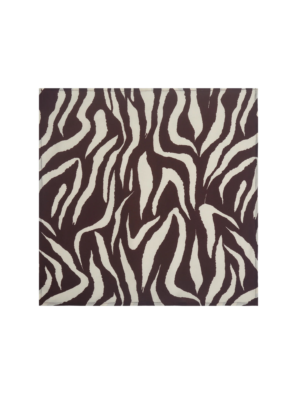 Jolynn Burgundy Beige Abstract Zebra Print Head Scarf – Maymolly