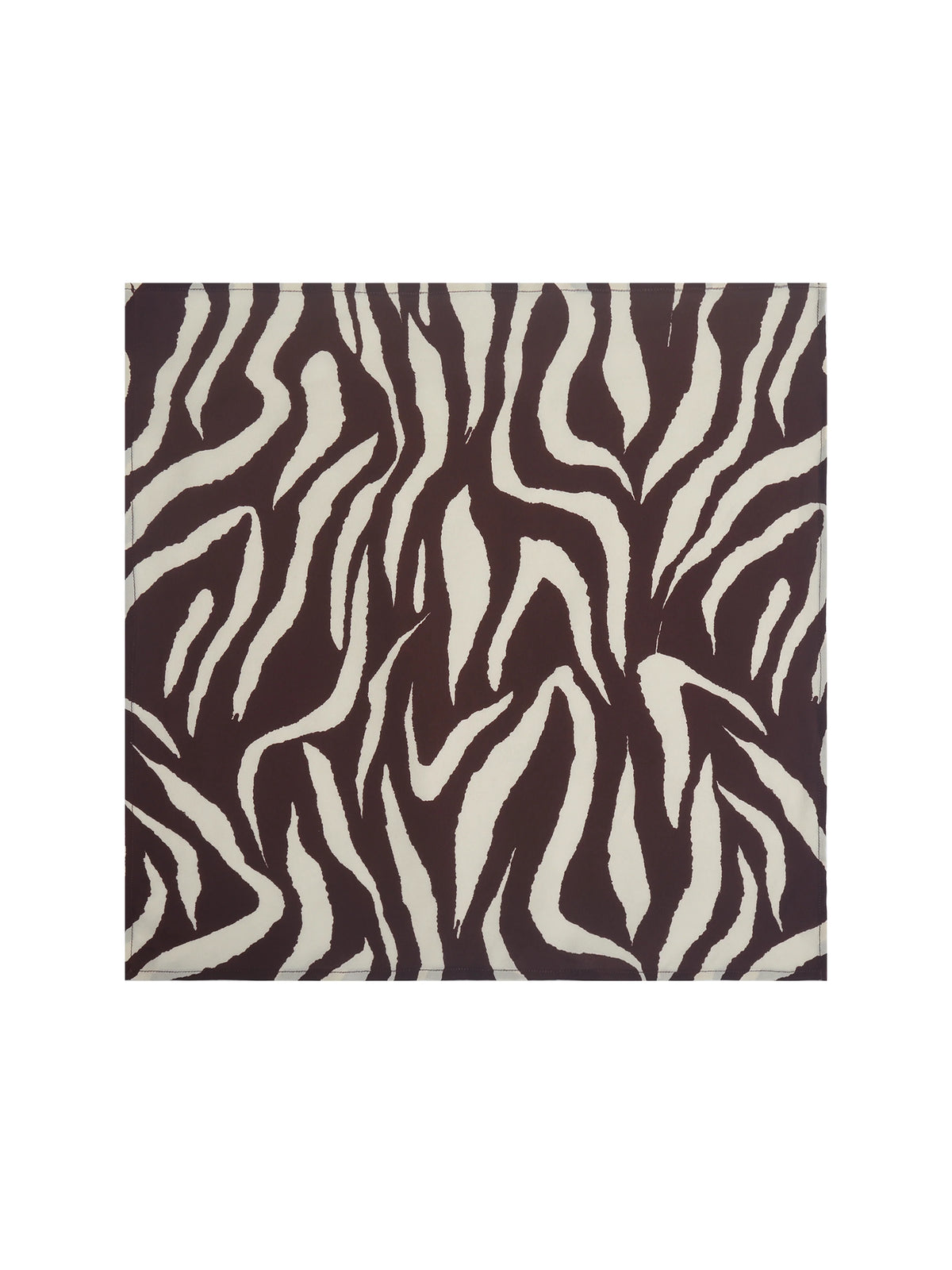 Jolynn Burgundy Beige Abstract Zebra Print Head Scarf – Maymolly