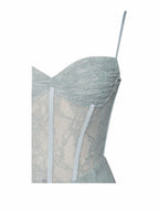 Janelle Green Sweetheart Mermaid Lace Maxi Dress Archive Sale