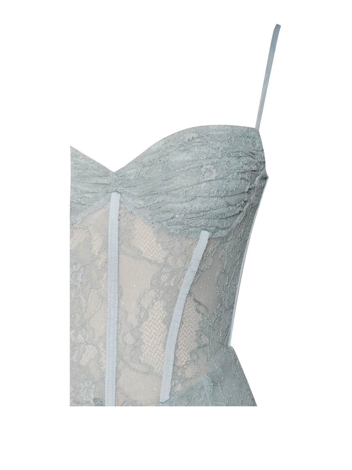 Janelle Green Sweetheart Mermaid Lace Maxi Dress Archive Sale