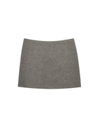 Osira Taupe Low Waisted Micro Skort