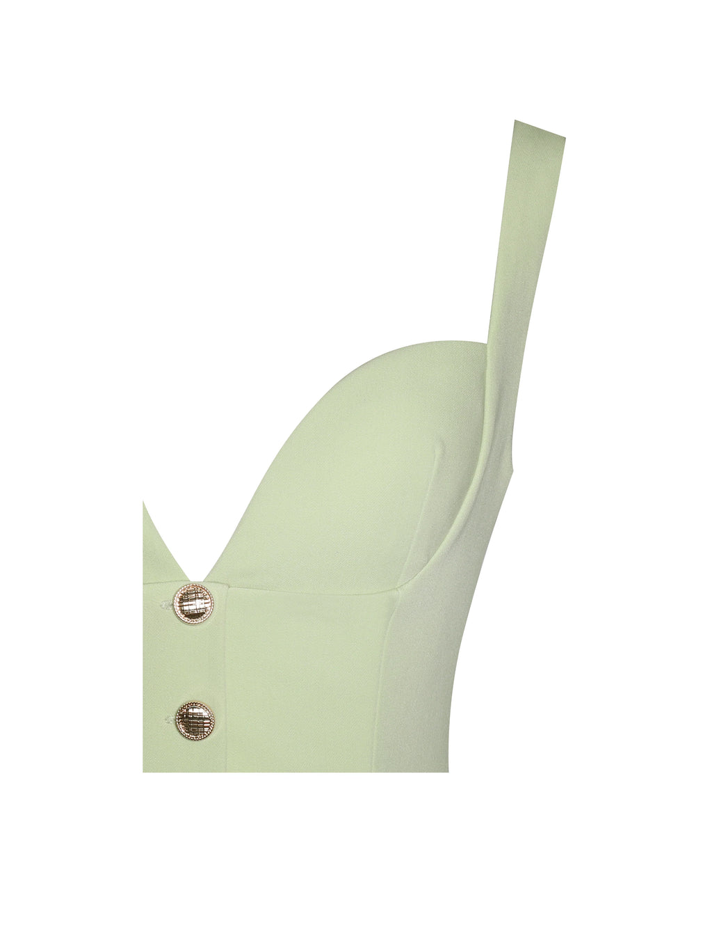 Tala Pistachio Green Sleeveless Pleated Preppy Mini Dress Archive Sale