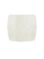 Narla Ivory Low Waisted Fur Mini Skirt
