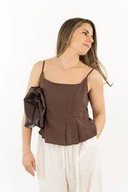 Jocelyn Linen Top