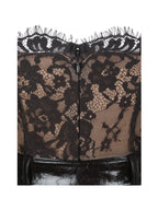 Faris Espresso Plunging Halter Belted Mini Dress