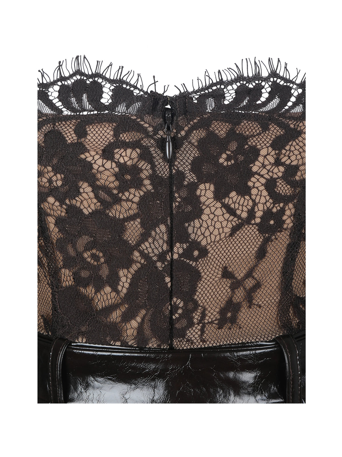 Faris Espresso Plunging Halter Belted Mini Dress