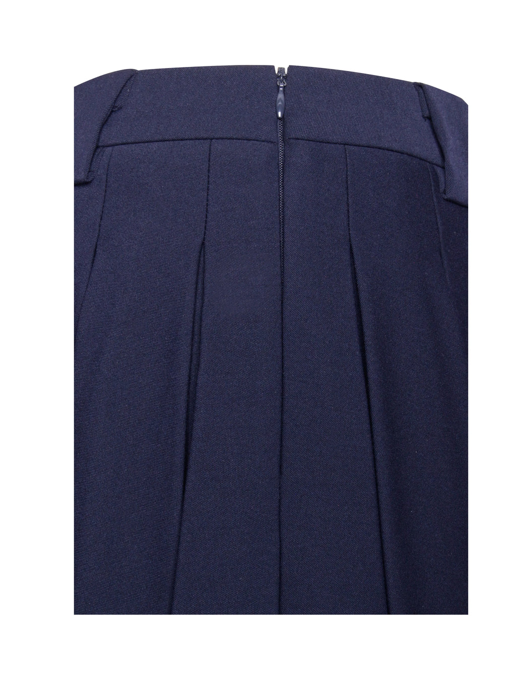 Nasya Navy Blue Pleated Mini Skort