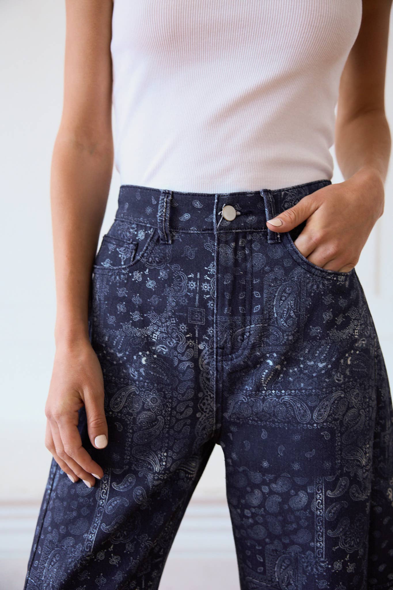 Adriana Bandana Print Pants