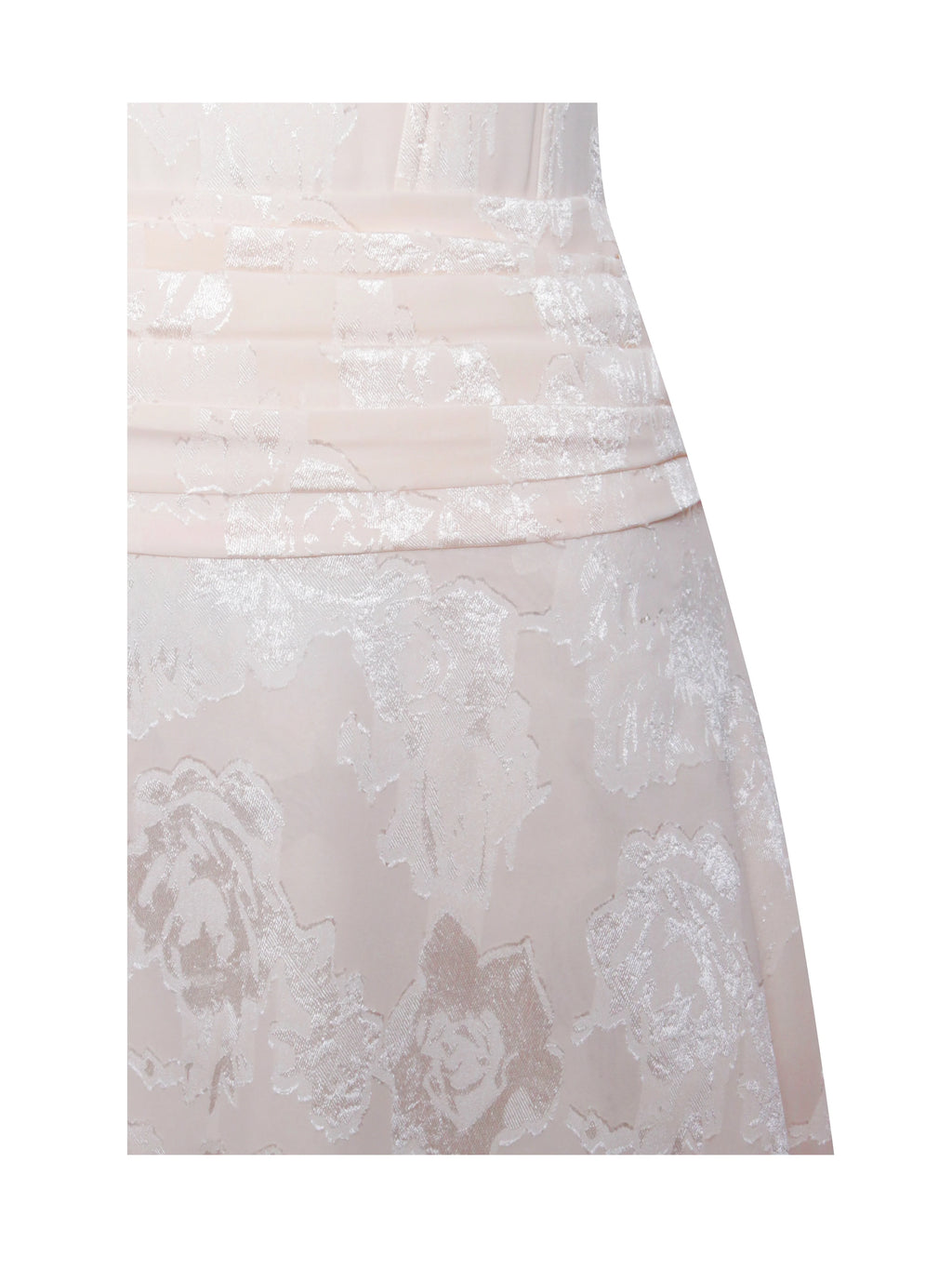 Quintana Jacquard Textured Slit Halter Mini Dress Archive Sale