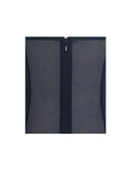 Juliette Navy Blue Polka Dot Chiffon Maxi Dress