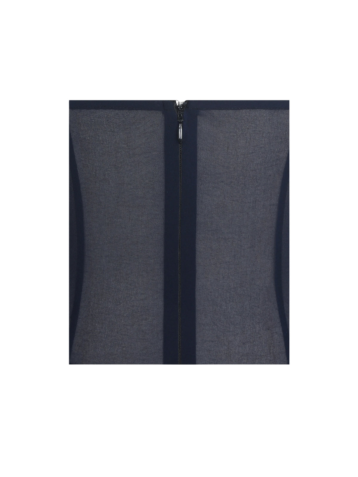 Juliette Navy Blue Polka Dot Chiffon Maxi Dress