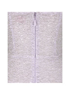 Raylee Lilac Beaded Mesh Strapless Sheath Maxi Dress