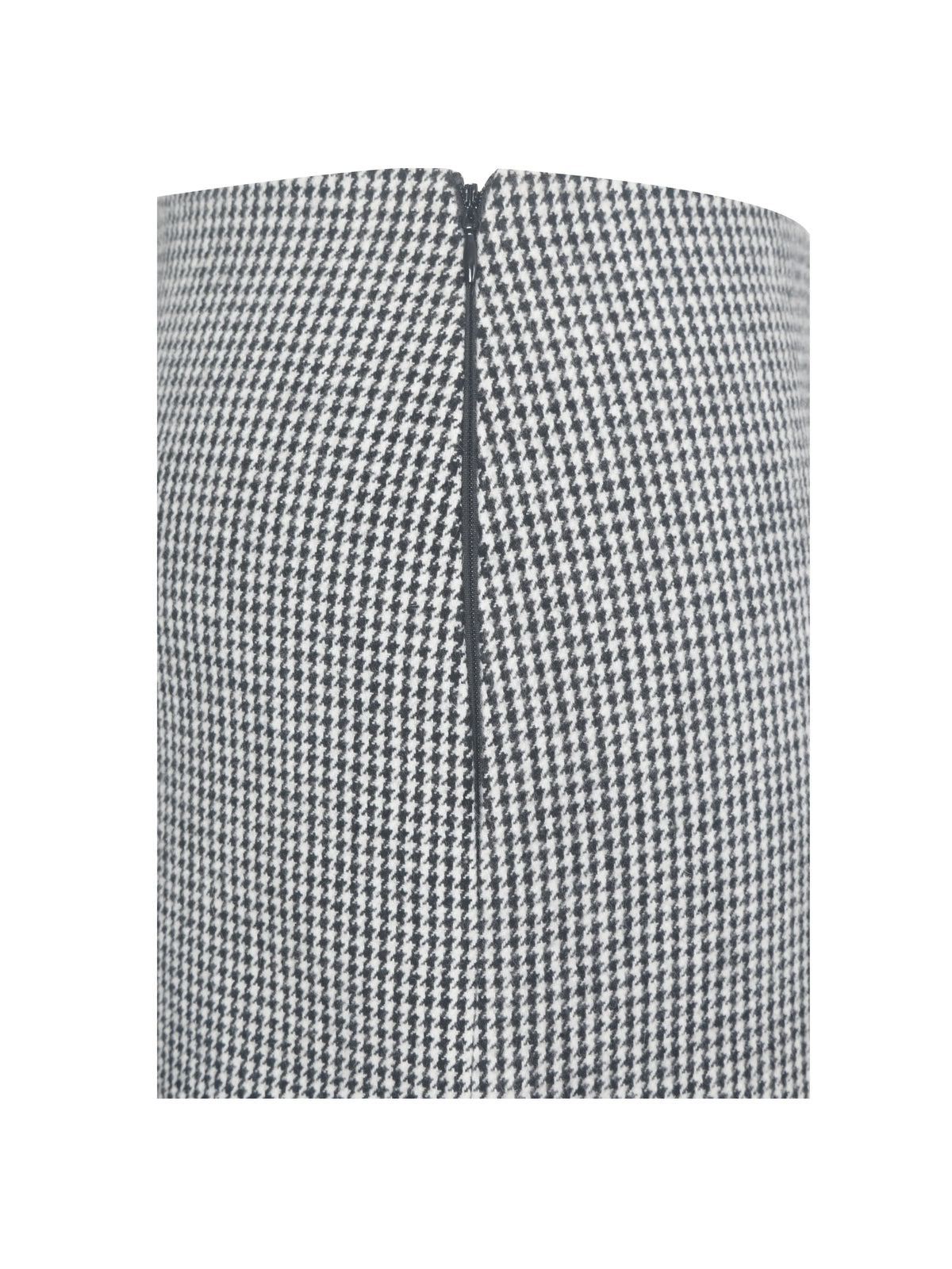 Victoria Black Micro Houndstooth Mini Skirt