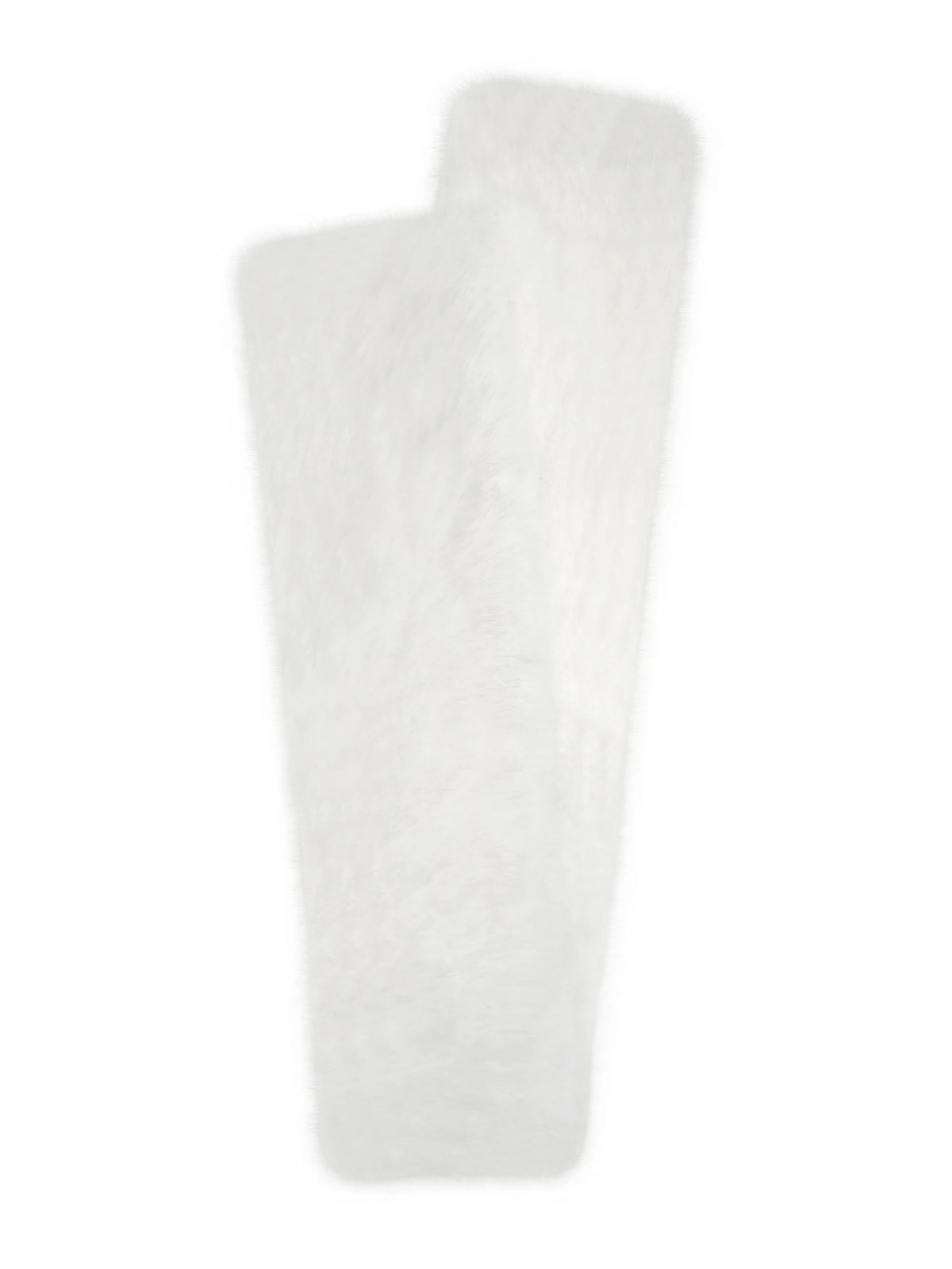 Jazmin White Multi wear Faux Fur Scarf